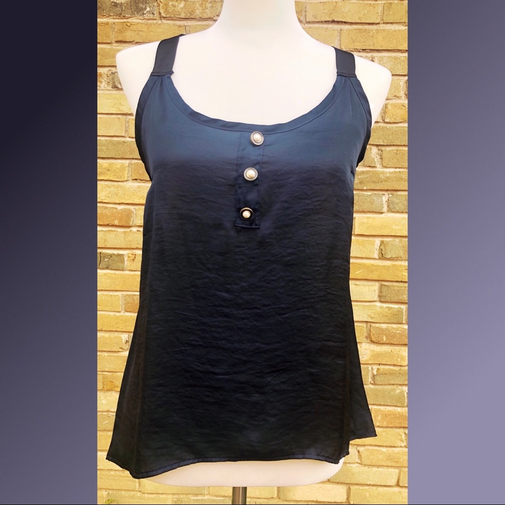 Navy Solemio Blouse Medium